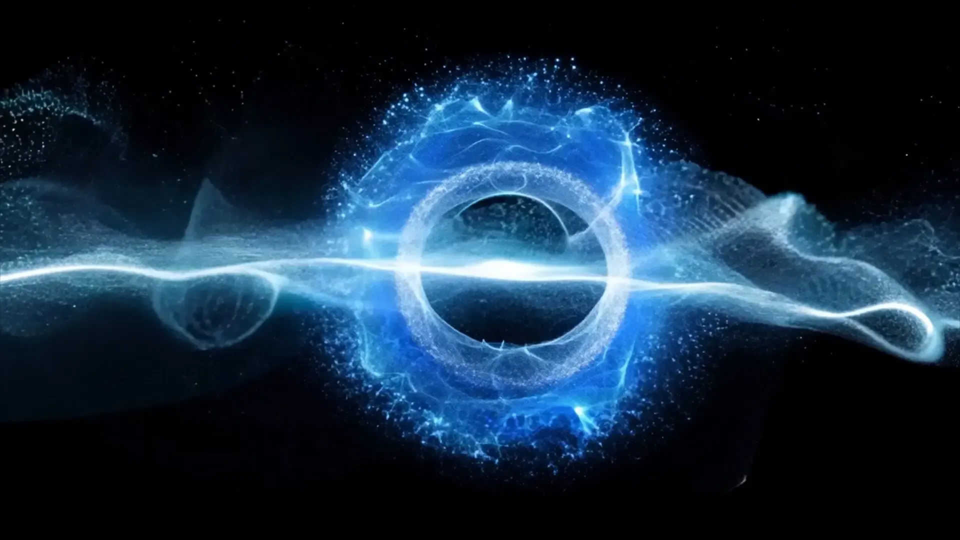 Cosmic Energy Ring Stunning Logo Animation Background